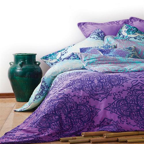 سرویس لحاف یکنفره کیسه ای مغزی دوزی ساتن ساندرا لایکو